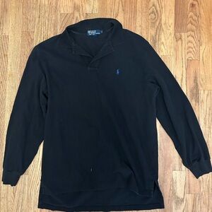 Polo by Ralph Lauren Black Long Sleeve Polo Shirt